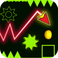 波浪冲刺几何箭头游戏