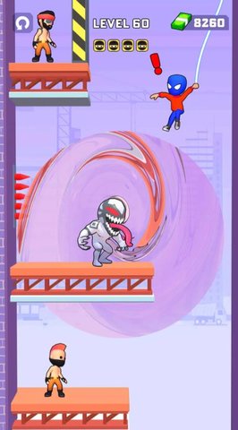 摇摆英雄绳索战士游戏截图3