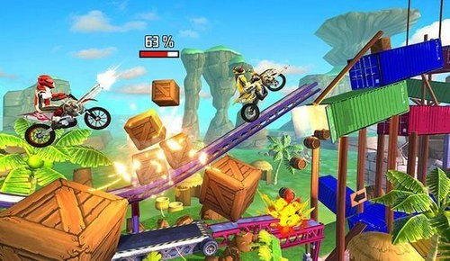 现代摩托车特技赛车截图2