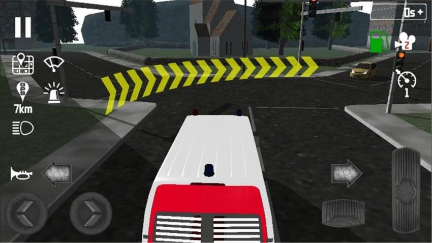 3D救护车真实模拟游戏
