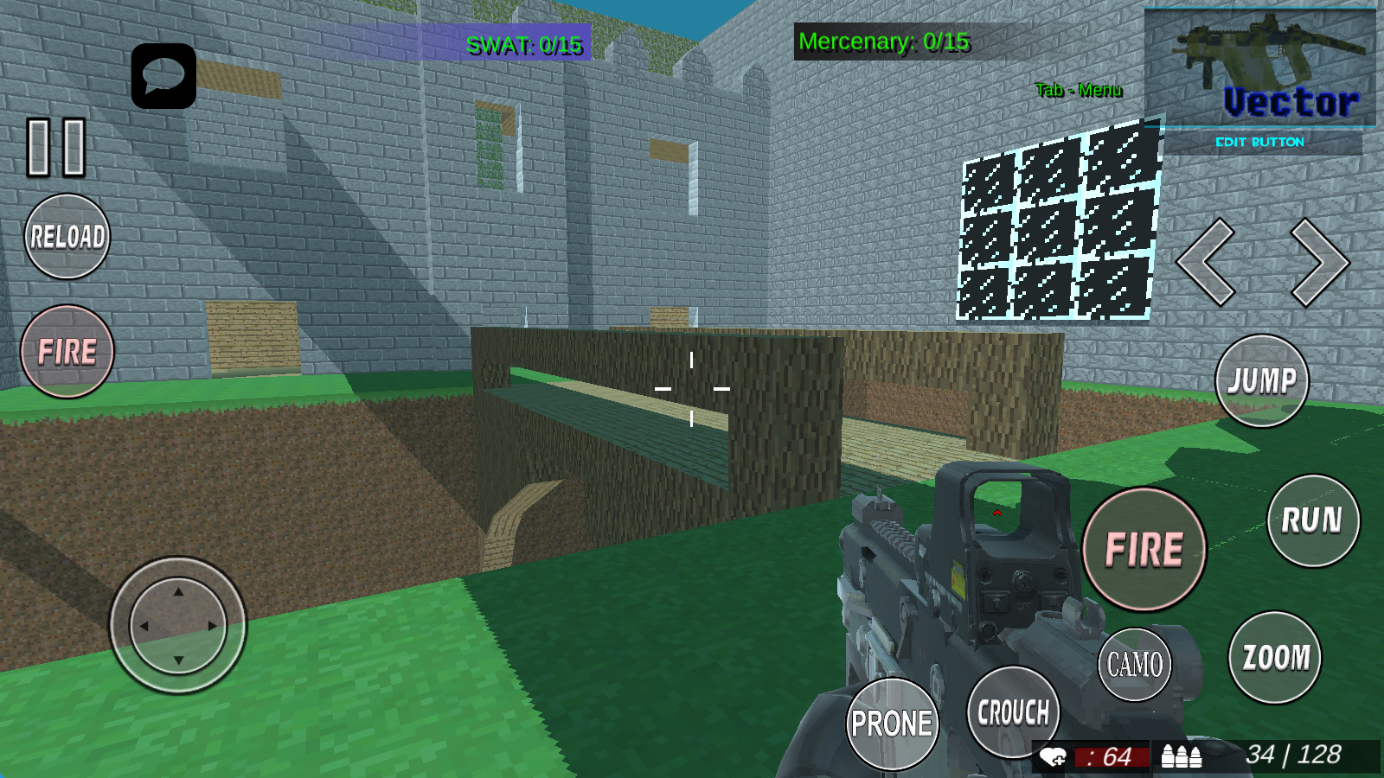 方块反恐精英游戏截图1