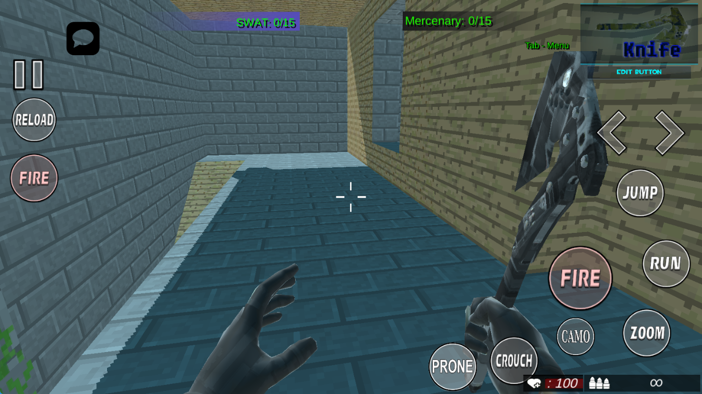 方块反恐精英游戏截图2