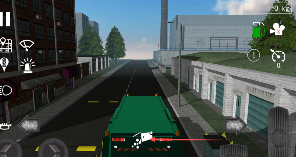 城市垃圾车司机游戏截图2