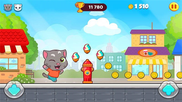 汤姆猫炫跑正版截图2