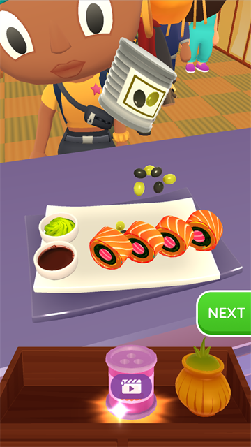 寿司卷3D(Sushi Roll 3D)截图5