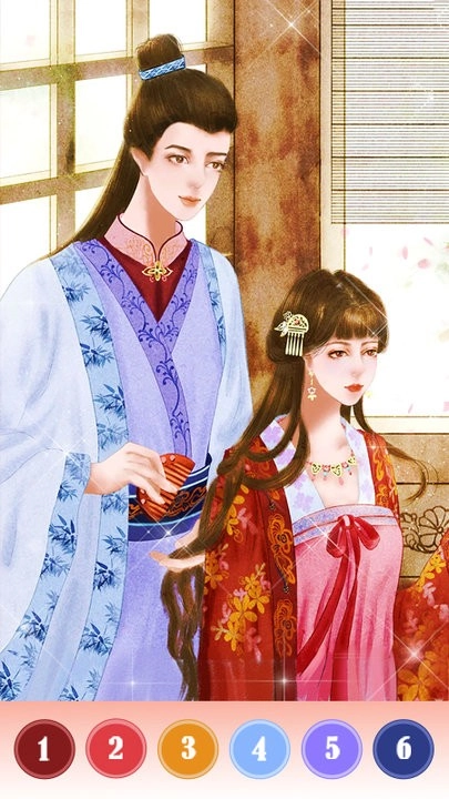 趣味数字涂色板截图2