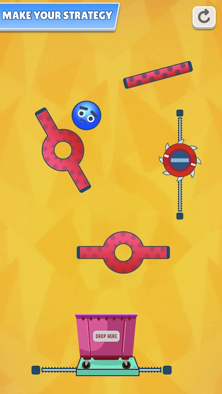 疯狂滑稽球冒险挑战截图1