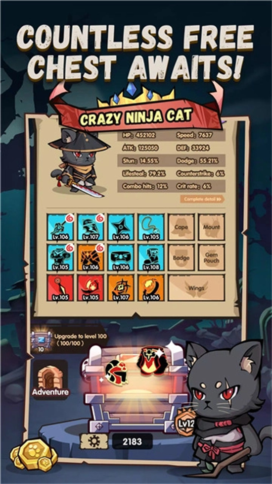 Ninja Cat游戏截图3