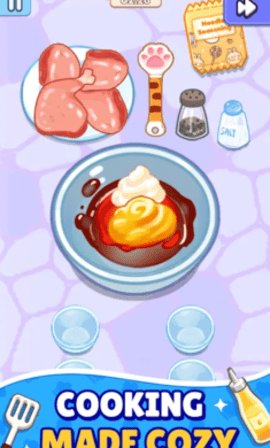 烹饪ASMR温馨厨房游戏截图1