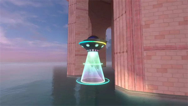 碧姬海滩附近的UFO