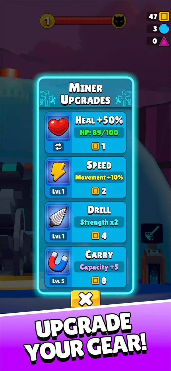 穹顶矿工游戏截图2