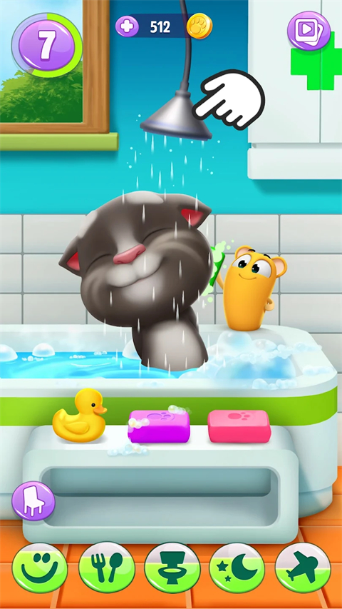 我的汤姆猫2破解版无限金币钻石版截图1