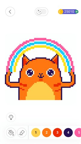 Color by Number填色游戏截图2