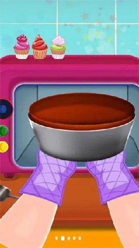 奶油蛋糕制作游戏截图1