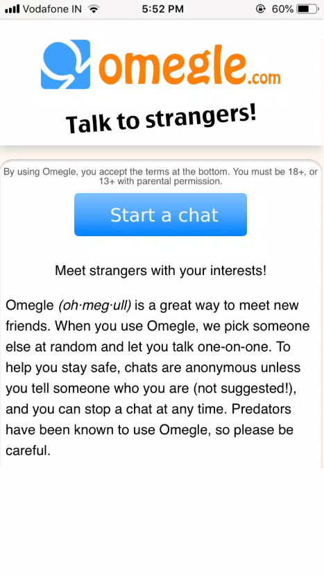 Omegle截图3