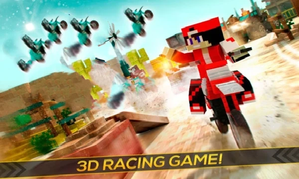 像素越野摩托游戏截图1