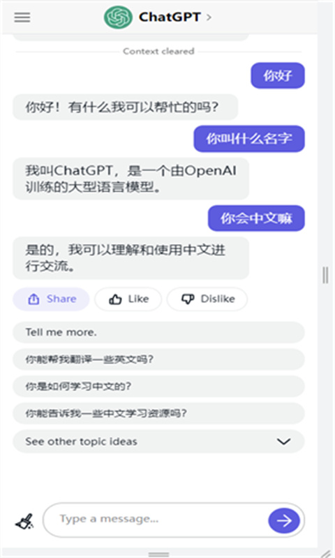 ChatGPT免费版截图4