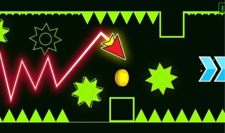 波浪冲刺几何箭头游戏截图3