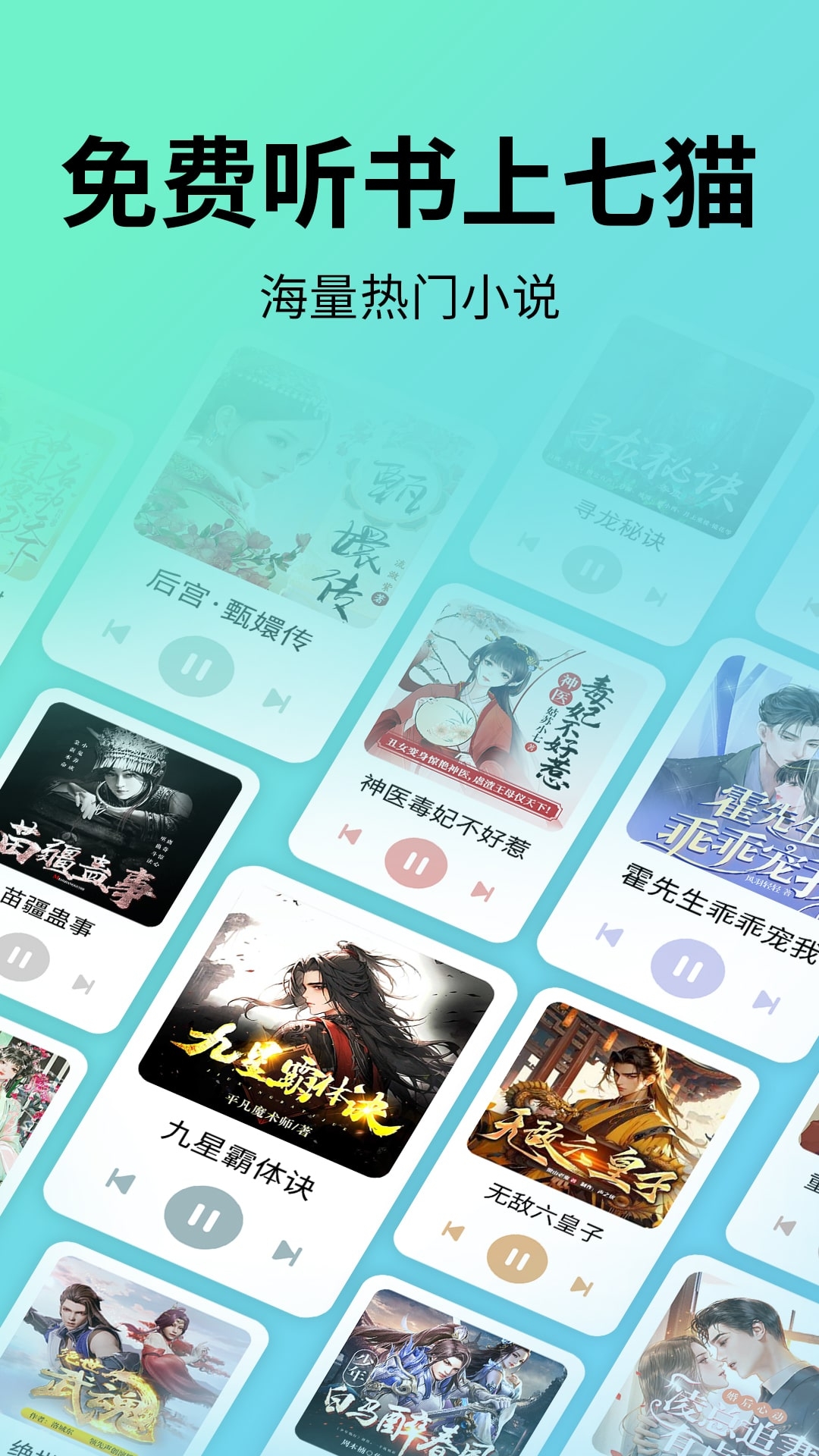 七猫免费听书小说本截图1